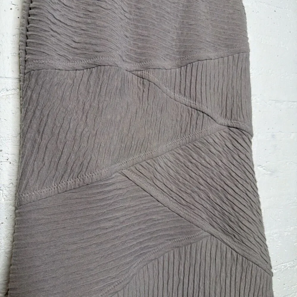 Free People Feeling Fancy Bodycon Mini Tank Dress Gray XS NWOT Modern Boho Edgy
